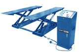 KraftWell Подъёмник ножничный короткий шиномонтажный г/п 3000 кг, 380 В, цвет синий