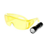ERRECOM UV-лампа Mini Bright Torch, питание 3 батарейки ААА, + очки