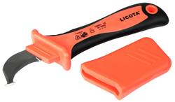 Licota Нож для удаления оболочки кабеля с пяткой VDE 1000V