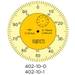 ASIMETO Индикатор часового типа 0,01 мм, 0-10 мм, Ø 58 мм, шкала 0-100